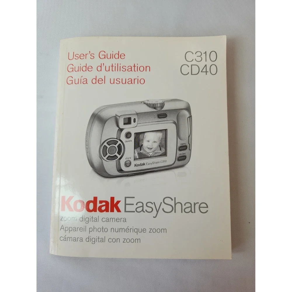 VTG Kodak EasyShare C310 4.0MP Compact Digital Camera Tested Includes Manual EUC
